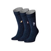 Von Jungfeld 3-pack Men Socks - Motive Socks, Gift Box,...