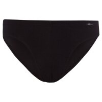SKINY Herren Slips 2er Pack - Brasil Briefs, Unterwäsche Set, Cotton Stretch Schwarz L