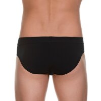 Bruno Banani Herren Slips, 2er Pack - Sportslips, Simply Cotton, Stretch Schwarz S