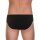 Bruno Banani Briefs for Men, pack of 2 - Sports briefs, Simply Cotton, Stretch Black S (Small)