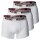 MOSCHINO Mens Shorts 3-Pack - Pants, Underpants, Cotton Stretch, uni White 2XL (2X-Large)