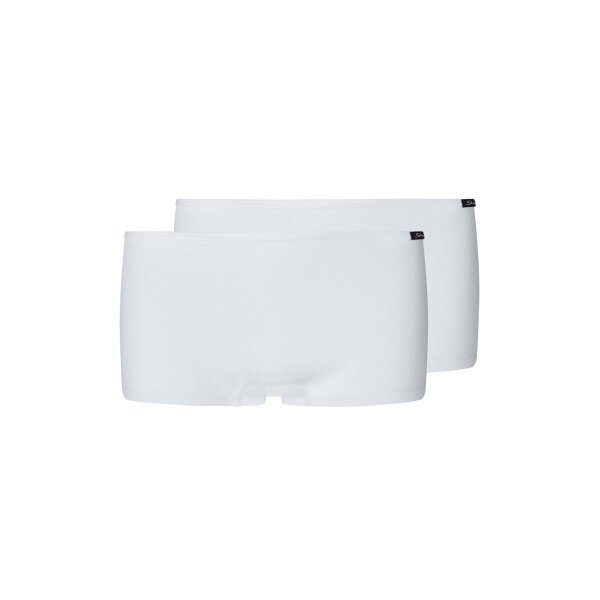 SKINY Mädchen Pants, 2er Pack - Boyleg Shorty, Unterhose, Cotton Stretch Weiß 164