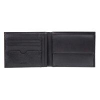 JOOP! Herren Geldbörse - Pero Typhon Billfold H9, Echt Leder, 9,5x12x2cm (HxBxT) Schwarz