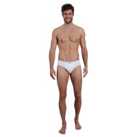 Götzburg Herren Briefs 5er Pack - Single Jersey, Unterwäsche Set, Cotton Stretch Weiß M