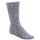 BIRKENSTOCK Herren Socken - Strumpf, Cotton Slub, Baumwoll-Flammégarn Blau/Weiß 39-41