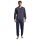 GÖTZBURG Mens Pyjamas Long - Pyjama V-neck, Pure Cotton Navy 4XL (XXXX-Large)