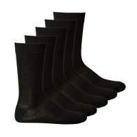 BJÖRN BORG Unisex Socks, 5-pack - ankle socks, Essential Black 41-45 (UK 7-11)