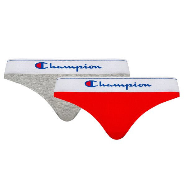 Champion Damen Slip 2er Pack - Brief, Pants, Logo-Bund