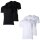 CECEBA Herren American T-Shirt, Vorteilspack - V-Ausschnitt, Kurzarm, Baumwolle, uni