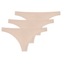SCHIESSER Ladies G-string, 3-pack - Invisible Lace, with lace, advantage pack