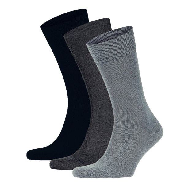 FALKE Mens Socks Pack of 3 - short Socks, Gift Box, uni