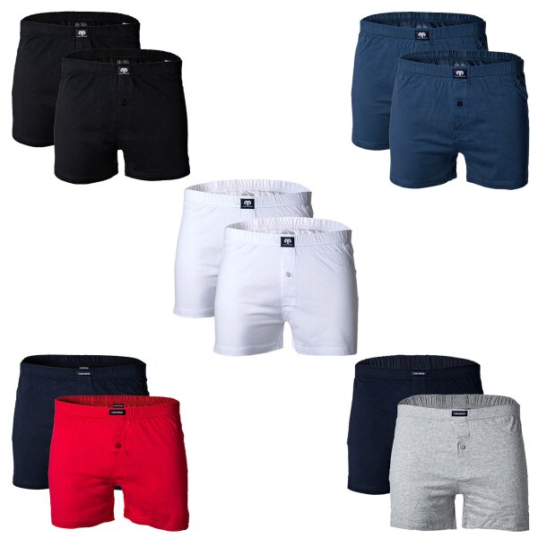 CECEBA Herren Shorts, Vorteilspack - Boxershort, Basic, Baumwolle, M-8XL, einfarbig