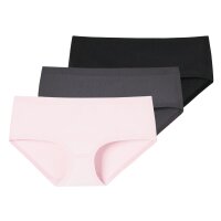 SCHIESSER ladies panty, 3-pack - Invisible Cotton, seamless, advantage pack