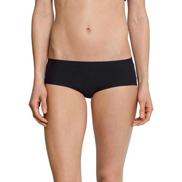 SCHIESSER ladies panty, 3-pack - Invisible Cotton, seamless, advantage pack Black/Black/Black S (Small)