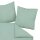 Janine bed linen 2 pieces - Mako-Soft-Seersucker, cotton, non-iron, plain Green 135x200cm
