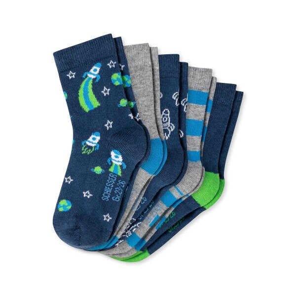 SCHIESSER Boys Socks - Motif Socks, 5-pack
