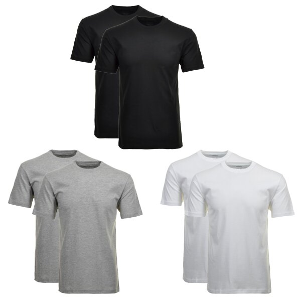 RAGMAN Herren T-Shirt Vorteilspack - 1/2 Arm, Unterhemd, Rundhals