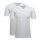 RAGMAN Mens T-Shirt - 1/2 sleeve, undershirt, V-Neck White 6XL (6X-Large)