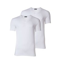 DSQUARED2 Mens T-shirt - V-Neck, Cotton Stretch Twin...