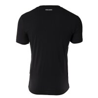 DSQUARED2 Herren T-Shirt - V-Neck, Cotton Stretch Twin Pack, 2er Pack Schwarz M