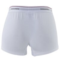 DSQUARED2 Mens Boxer Shorts - Pants, Cotton Stretch Trunk, 3-pack White S (Small)