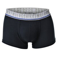 BIKKEMBERGS Herren Shorts, 3er Pack - TRIPACK TRUNK, Stretch Cotton, Logo, uni Weiß/Schwarz/Blau S