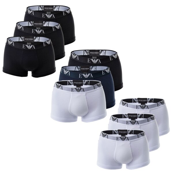 EMPORIO ARMANI Herren Shorts Vorteilspack - Trunks, Pants, Unterwäsche, Stretch Cotton