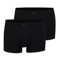 bugatti Herren Shorts, 2er Pack - FLEXCITY, Boxer Briefs, Pants, Stretch Cotton Schwarz 2XL