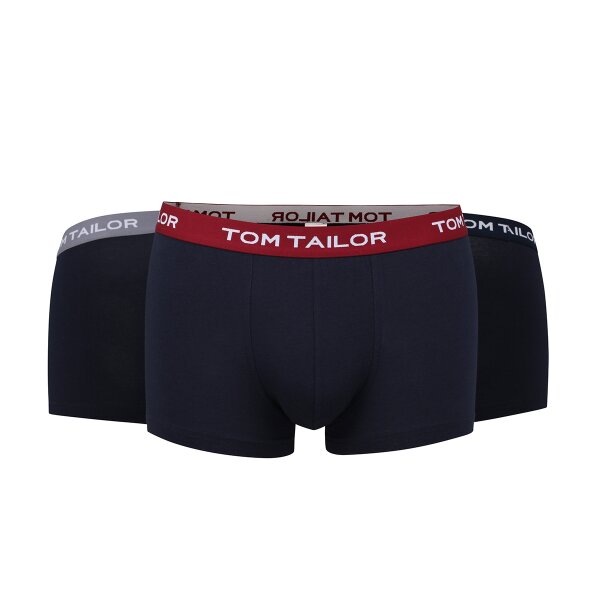 TOM TAILOR Herren Boxershorts, Vorteilspack - Hip Pants, Buffer G4, Boxer Brief, Uni Navy 2XL 6er Pack (2x3P)