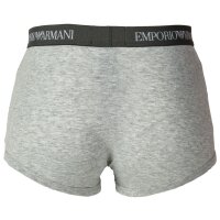 EMPORIO ARMANI Herren Boxer Shorts Vorteilspack - Mens Knit Trunk, Pure Cotton, uni Marine/Grau/Schwarz S 3er Pack (1x3P)