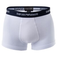 EMPORIO ARMANI Herren Boxershorts -  Cotton Stretch Trunk, 3er Pack Weiß M