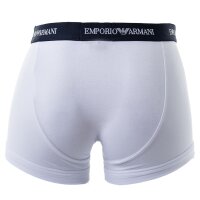 EMPORIO ARMANI Mens Boxershorts - Cotton Stretch Trunk, 3-Pack White M (Medium)