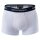 EMPORIO ARMANI Mens Boxershorts - Cotton Stretch Trunk, 3-Pack White M (Medium)