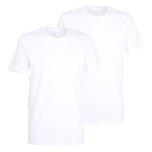 bugatti mens t-shirt, pack of 2 - vest, crew neck, round neck, slim fit, cotton