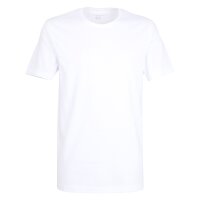 bugatti mens t-shirt, pack of 2 - vest, crew neck, round neck, slim fit, cotton White L (Large)