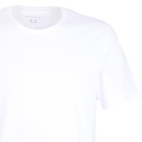 bugatti mens t-shirt, pack of 2 - vest, crew neck, round neck, slim fit, cotton White L (Large)