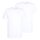 bugatti mens t-shirt, pack of 2 - vest, crew neck, round neck, slim fit, cotton White L (Large)