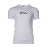 EMPORIO ARMANI Mens T-shirt - Round Neck, Half Sleeve, Stretch Cotton, Pack of 2