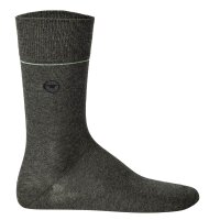 TOM TAILOR Herren Socken, 7er Pack - 7-Days Box, Geschenkbox, Streifen, kleiner Print Schwarz/Grau/Blau 39-42