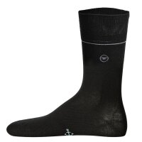 TOM TAILOR mens socks, 7-pack - 7-Days Box, gift box, stripes, small print Black 43-46 (UK 8,5-11)