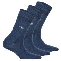 TOM TAILOR 3er Pack Damen Socken - Basic, einfarbig Blau 39-42