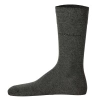 TOM TAILOR Herren Socken, 3er Pack - Basic, Baumwollmischung, einfarbig Grau 39-42