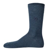 TOM TAILOR mens socks, 3 pack - basic, cotton blend, solid color Blue 43-46 (UK 8,5-11)