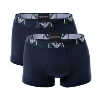 EMPORIO ARMANI Mens Shorts - Trunks, Pants, Underwear, Stretch Cotton Navy S (Small)