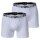 EMPORIO ARMANI Mens boxer shorts, pack of 2 - Cyclist, Long Shorts, Stretch Cotton