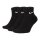 NIKE Unisex 3-Pack Sports Socks - Everyday, Cotton Cushioned Ankle, unicoloured Black 42-46 (UK 8-11)