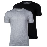 EMPORIO ARMANI Herren T-Shirt 2er Pack - V-Neck, V-Ausschnitt, Halbarm, unifarben