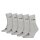 HEAD Unisex Short Crew Sock - Short Socks, 5-pack, self-coloured