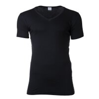 NOVILA Herren T-Shirt - V-Ausschnitt, Natural Comfort, Feininterlock