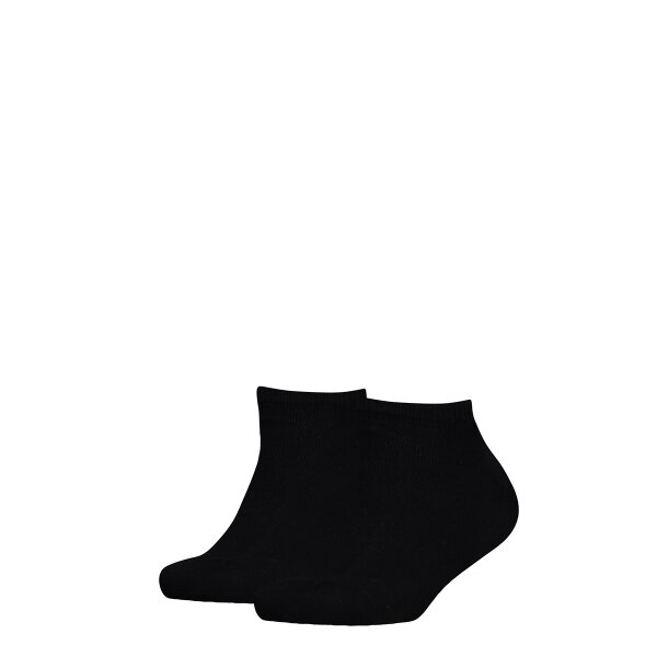 TOMMY HILFIGER childrens sneaker socks, pack - Teen, TH, cotton, plain, 23-42 Black 31-34 2er Pack (1x2P)
